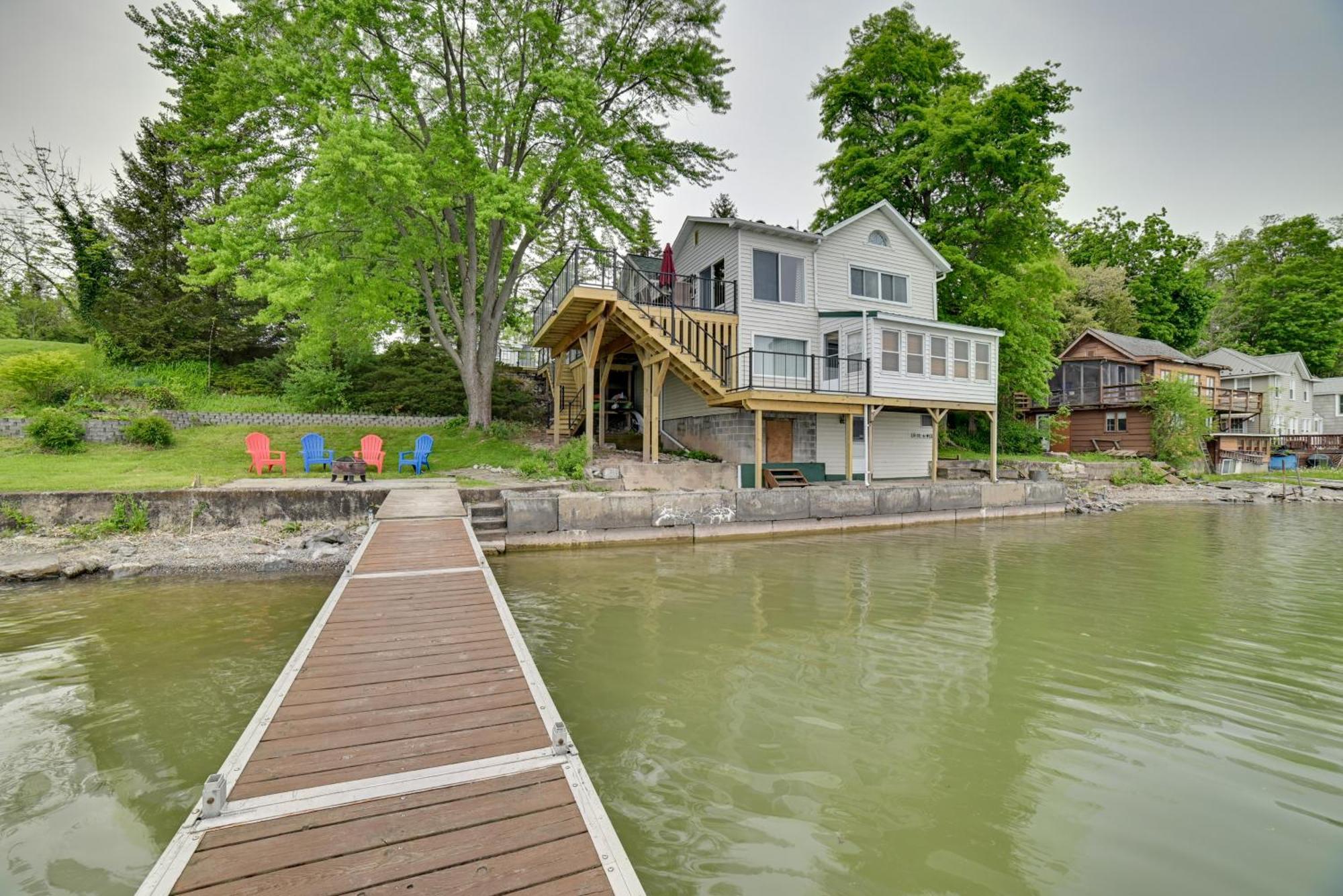 Cayuga Lake Retreat In Seneca Falls With Dock! 外观 照片